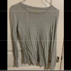 Long sleeve gray shirt